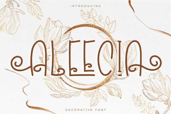 Aleecia: A Trendy Display Font