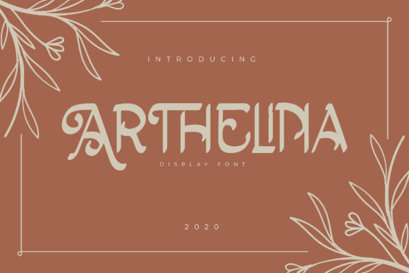 Arthelina: A Dazzling Display Font