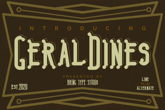 Geraldines Font for Editorial Design