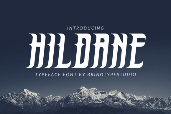 Hildane: A Bold Display Font