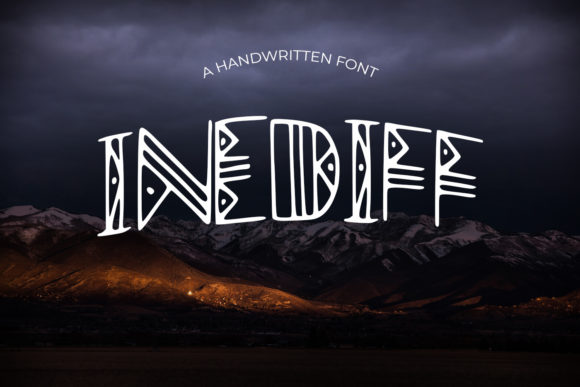Inediff: A Creative Display Font