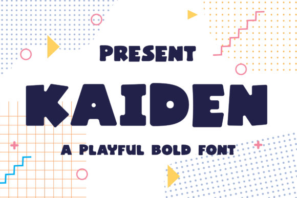 Kaiden: A Bold Display Font for Creative Projects