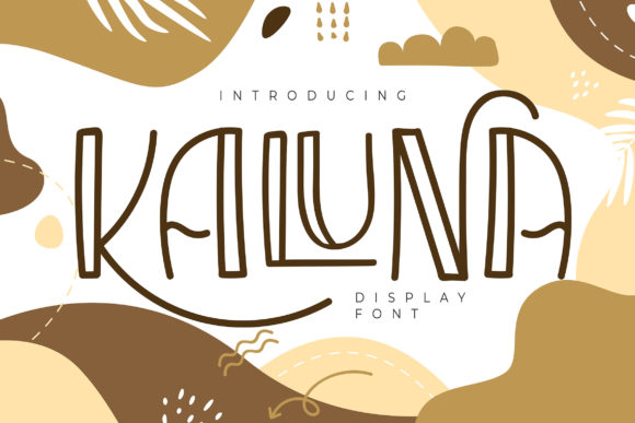 Kaluna: A Stylish Display Font
