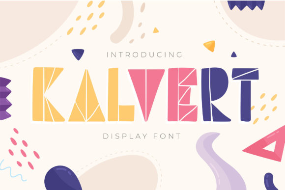 Kalvert: A Fun Display Font for Creative Marketing