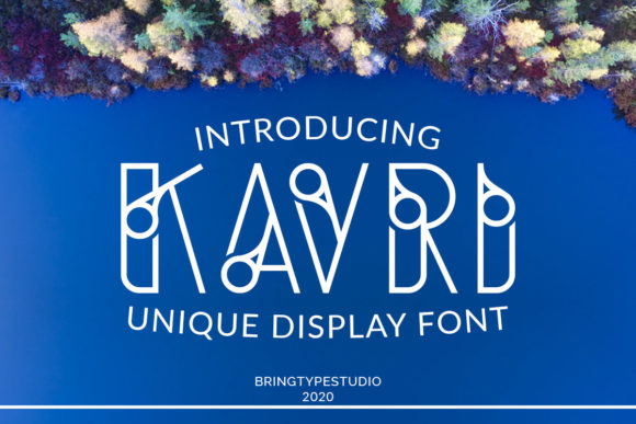 Kavri: A Creative Display Font