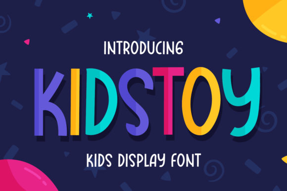 Kidstoy: Bold Display Font for Web Design