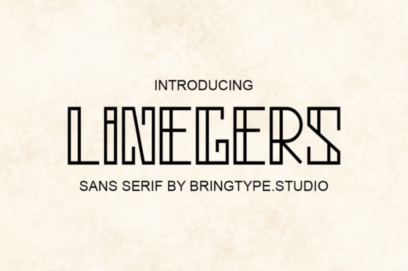 Linegers: A Bold Font for Business Branding