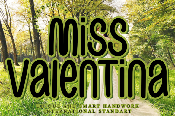 Miss Valentina: A Bold Display Font