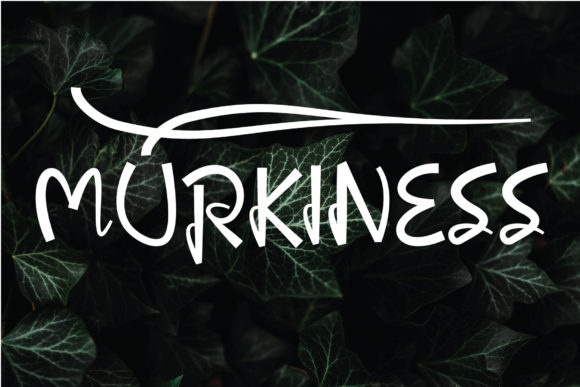 Murkiness: A Bold Display Font