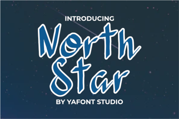 North Star Font: A Creative Display Type