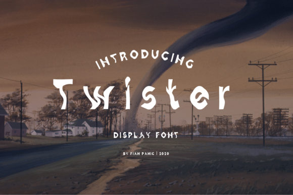 Panic Twister Font for Business