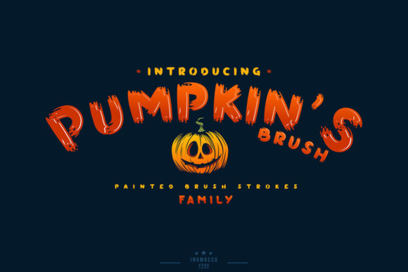 Pumpkin’s Brush: A Friendly Display Font
