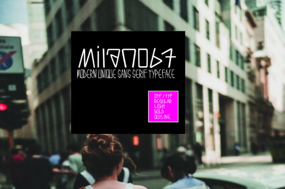 Review: Milano67 Display Font