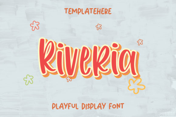 Riveria Font: Playful Display for Web Design