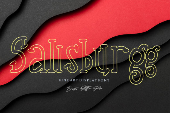 Sallsburgg: A Bold Display Font