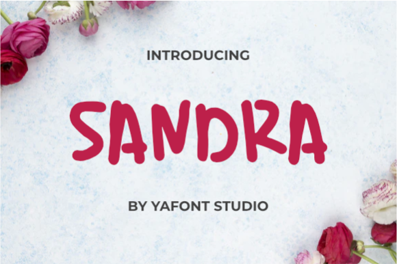 Sandra: A Playful Display Font