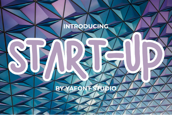 Start-up Font for Creative Makers