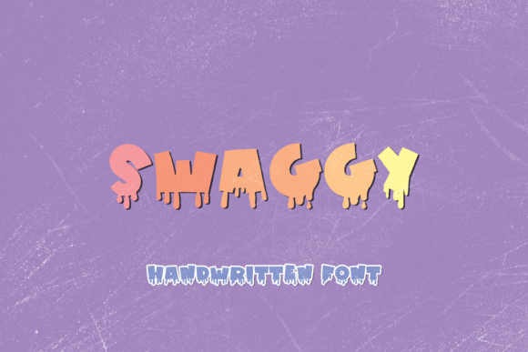 Swaggy: A Spooky Display Font