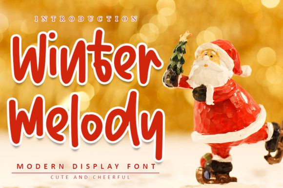 Winter Melody is a flowing and festive display font that adds a touch of elegance to any handmade project. I remember the first time I tried it on a candle label—how the curves seemed to dance under the soft glow of the wax. It wasn’t just a font; it felt like a whisper of winter magic, perfect for creating that cozy, celebratory vibe.