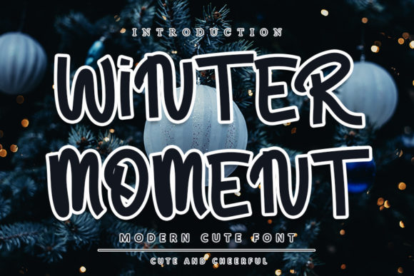 Winter Moment Font Review