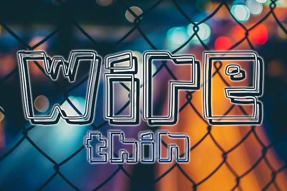 Wire: A Bold Display Font